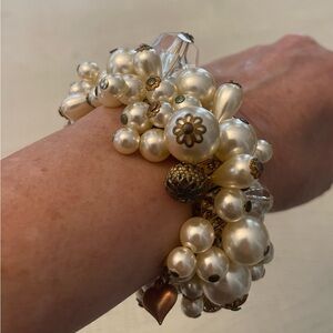 Pearl Cluster Bracelet
